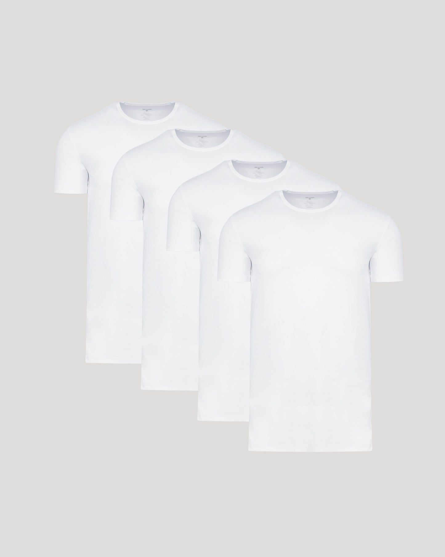 White Tall Premium Pima Crew Neck 4-Pack