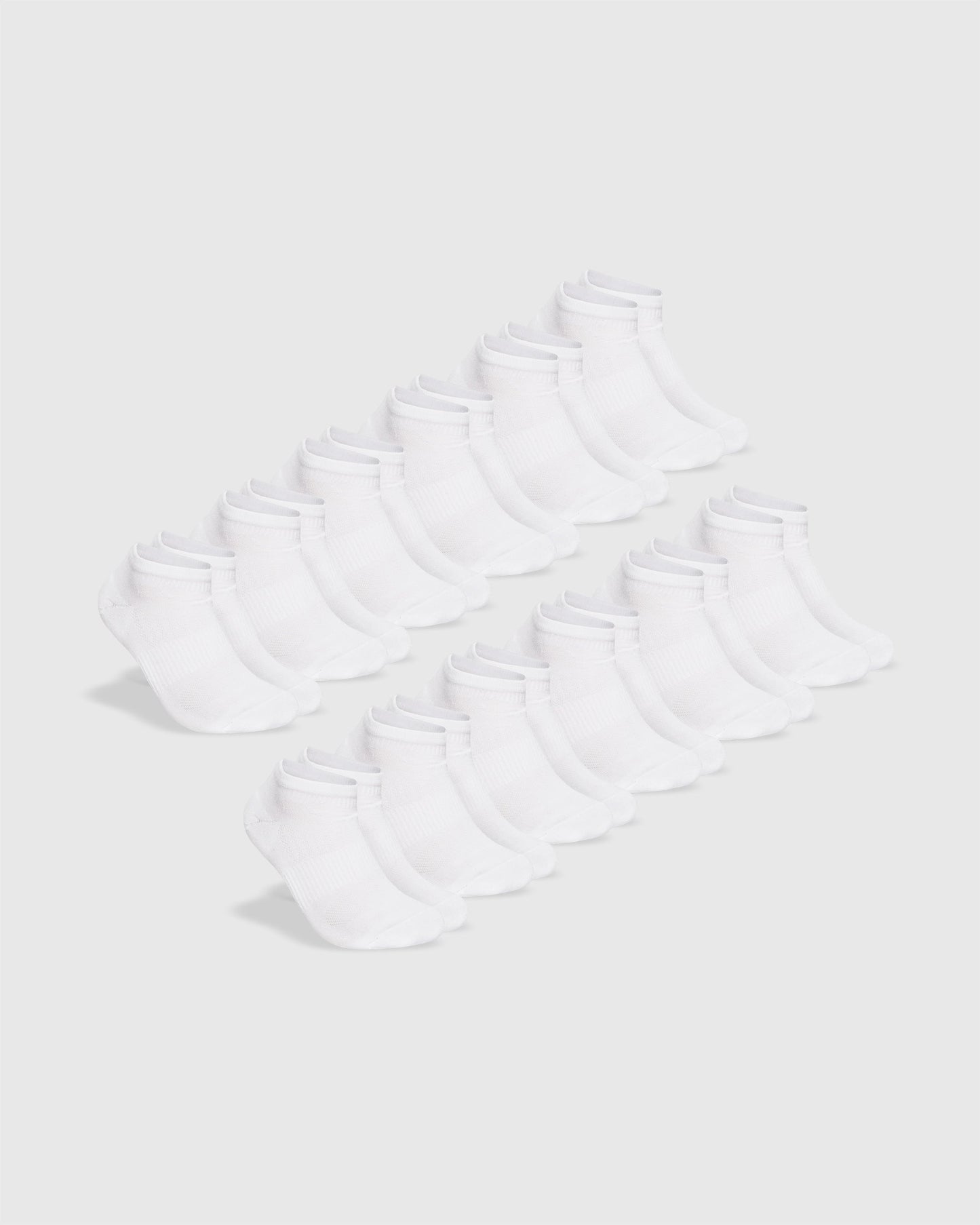 White Ankle Socks 12-Pack