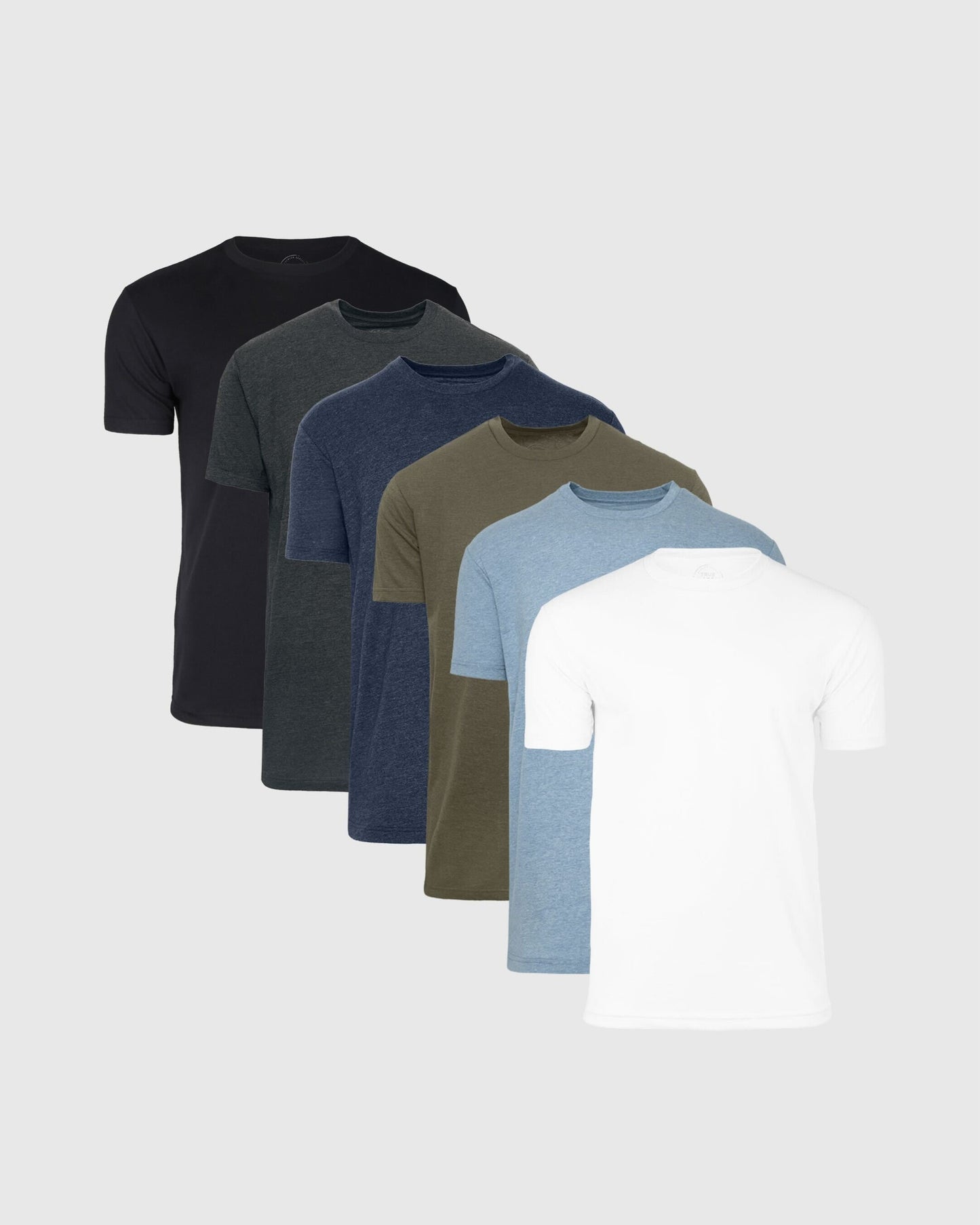 Basic and Heather Crew Neck 6-Pack