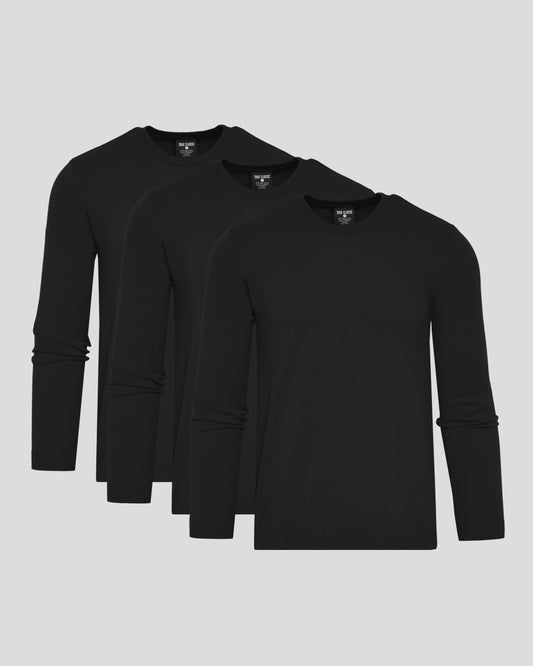 Black Crew Neck Sweater 3-Pack