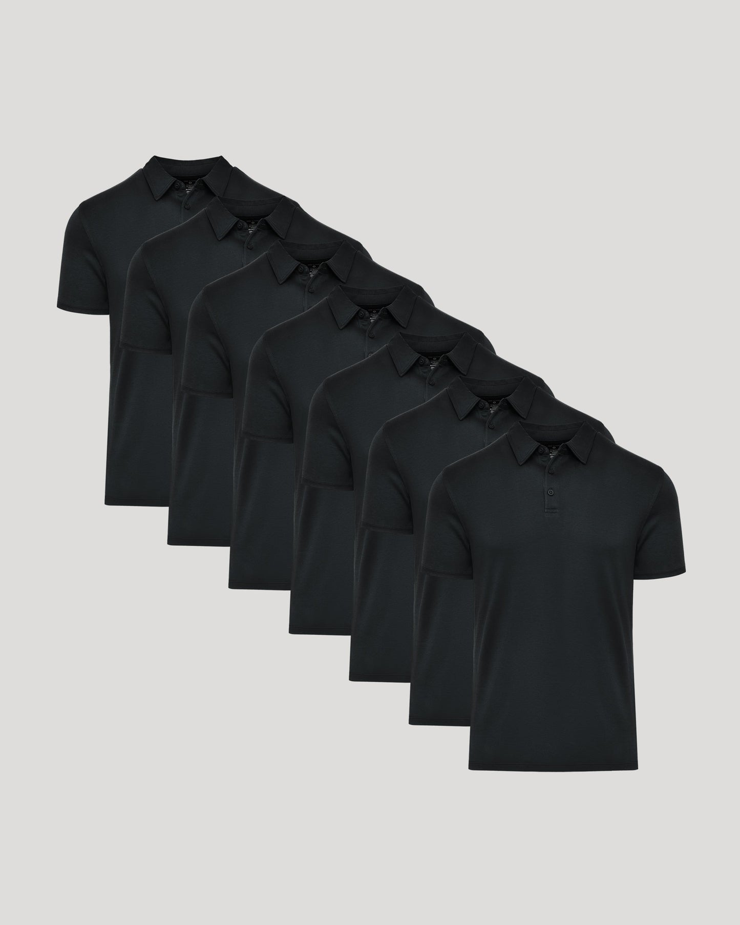 Black Premium Pima Polo 7-Pack