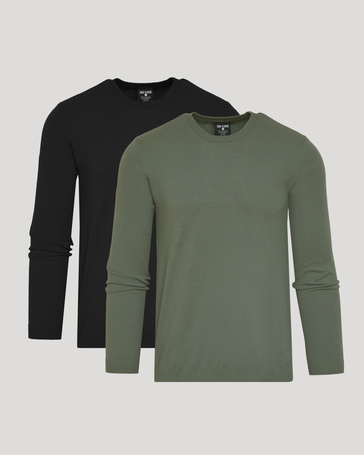 Black & Moss Crew Neck Sweater 2-Pack