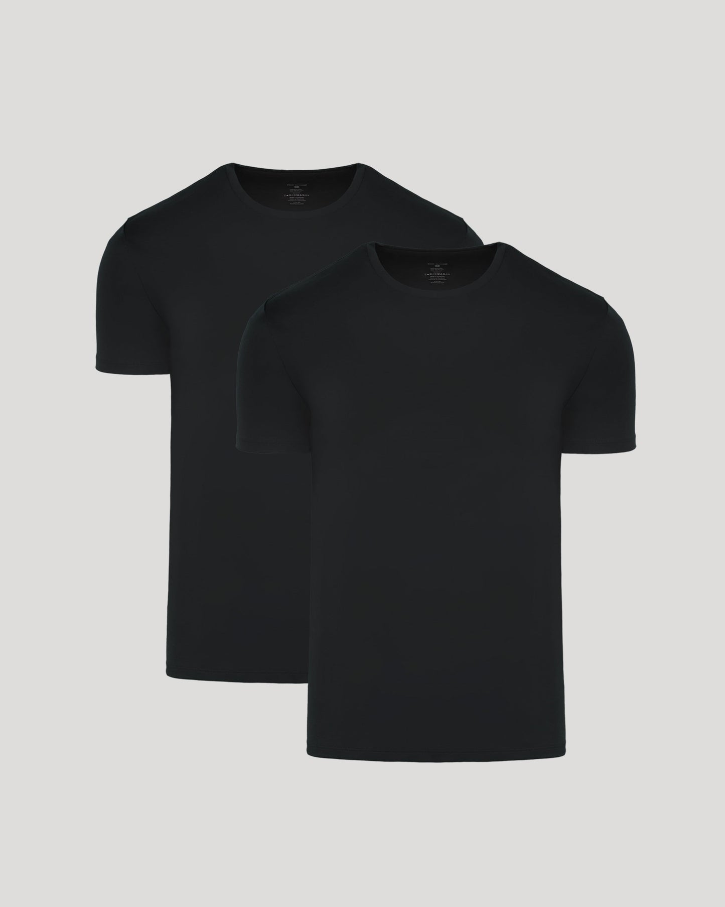 Black Premium Pima Crew Neck 2-Pack