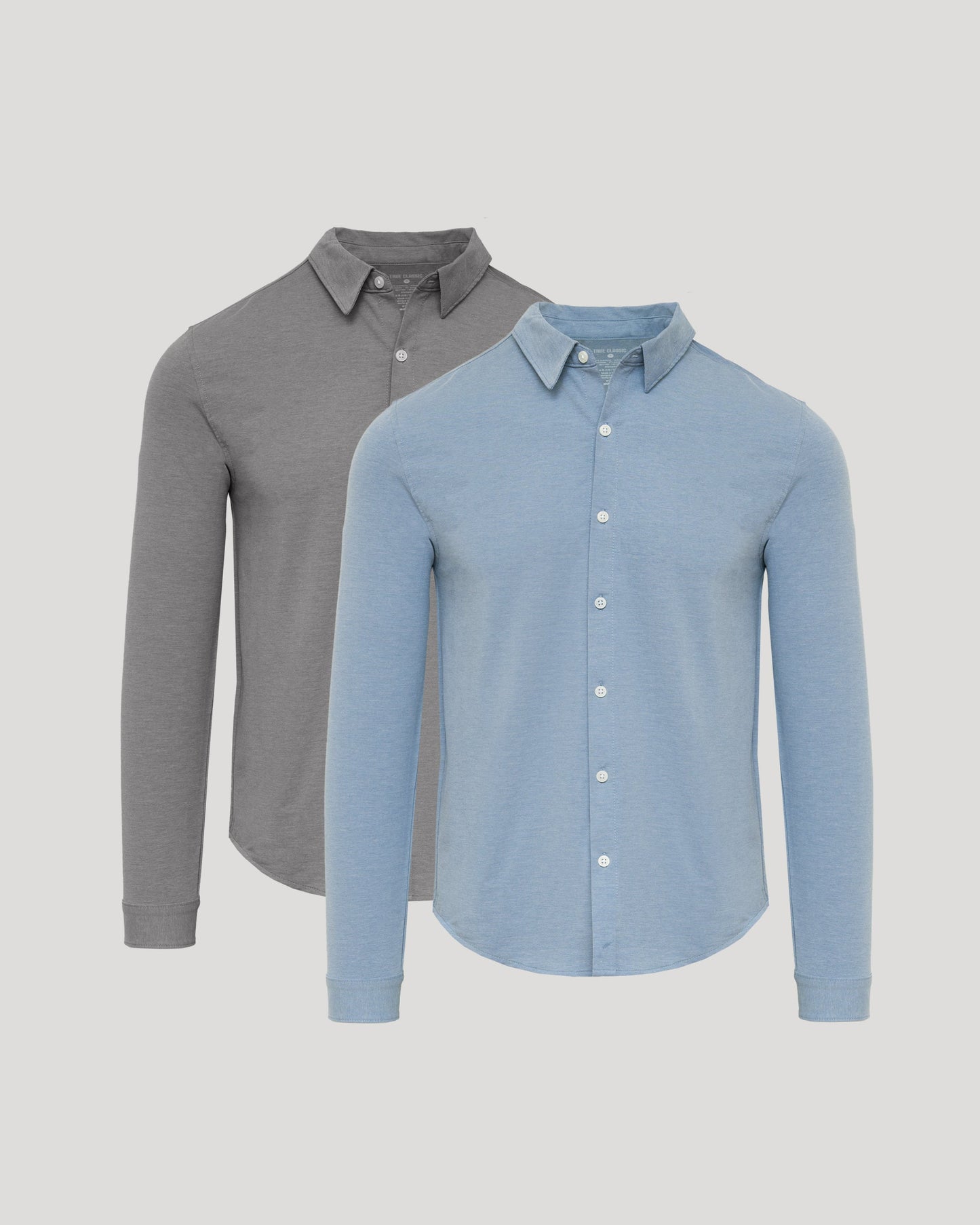 Oak & Blue Standard Long Sleeve Modern Knit Oxford 2-Pack
