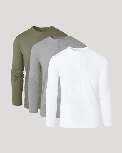 Classic Henley 3-Pack