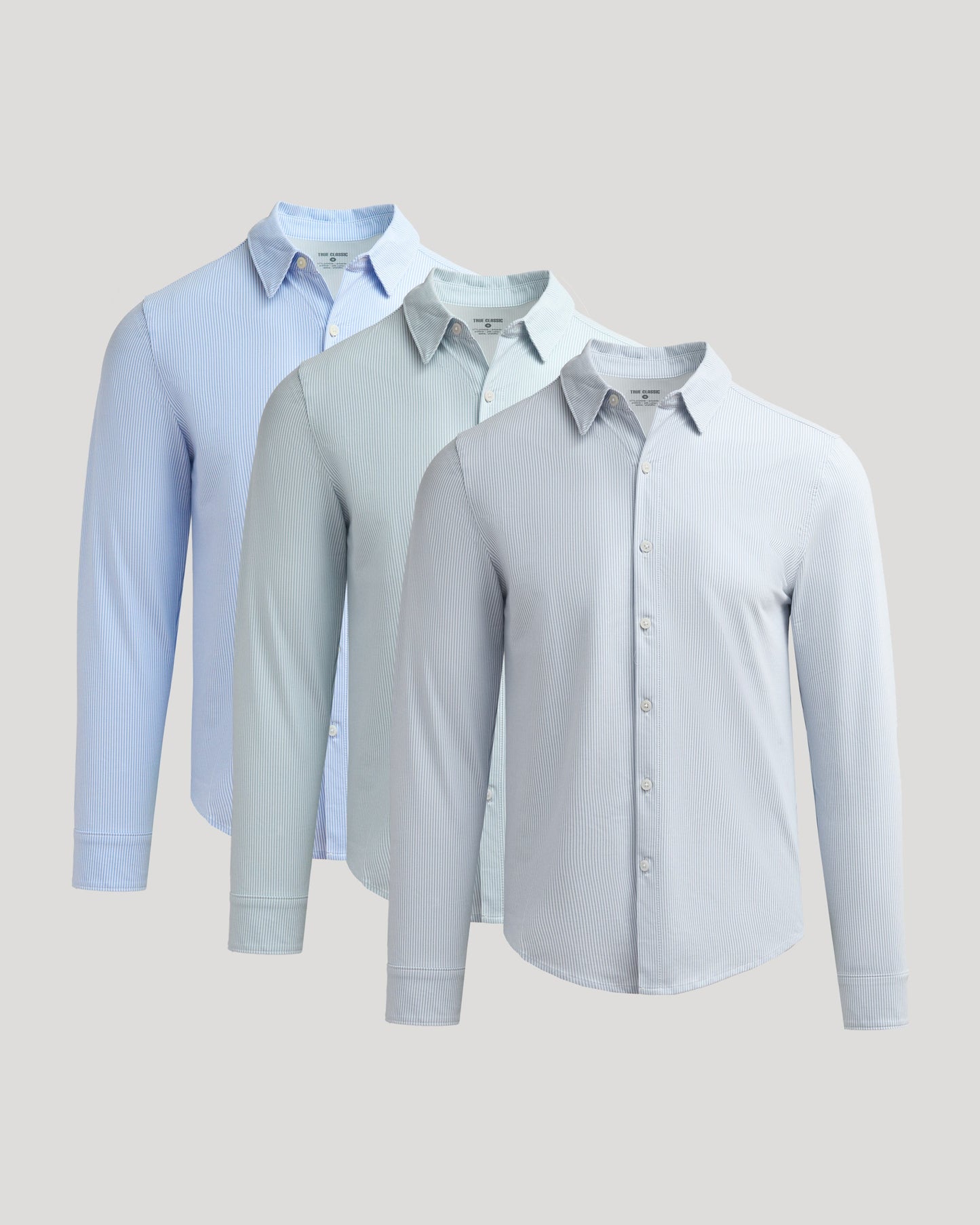 Long Sleeve Stretch Oxford 3-Pack