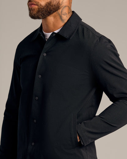 Black Coaches Jacket
