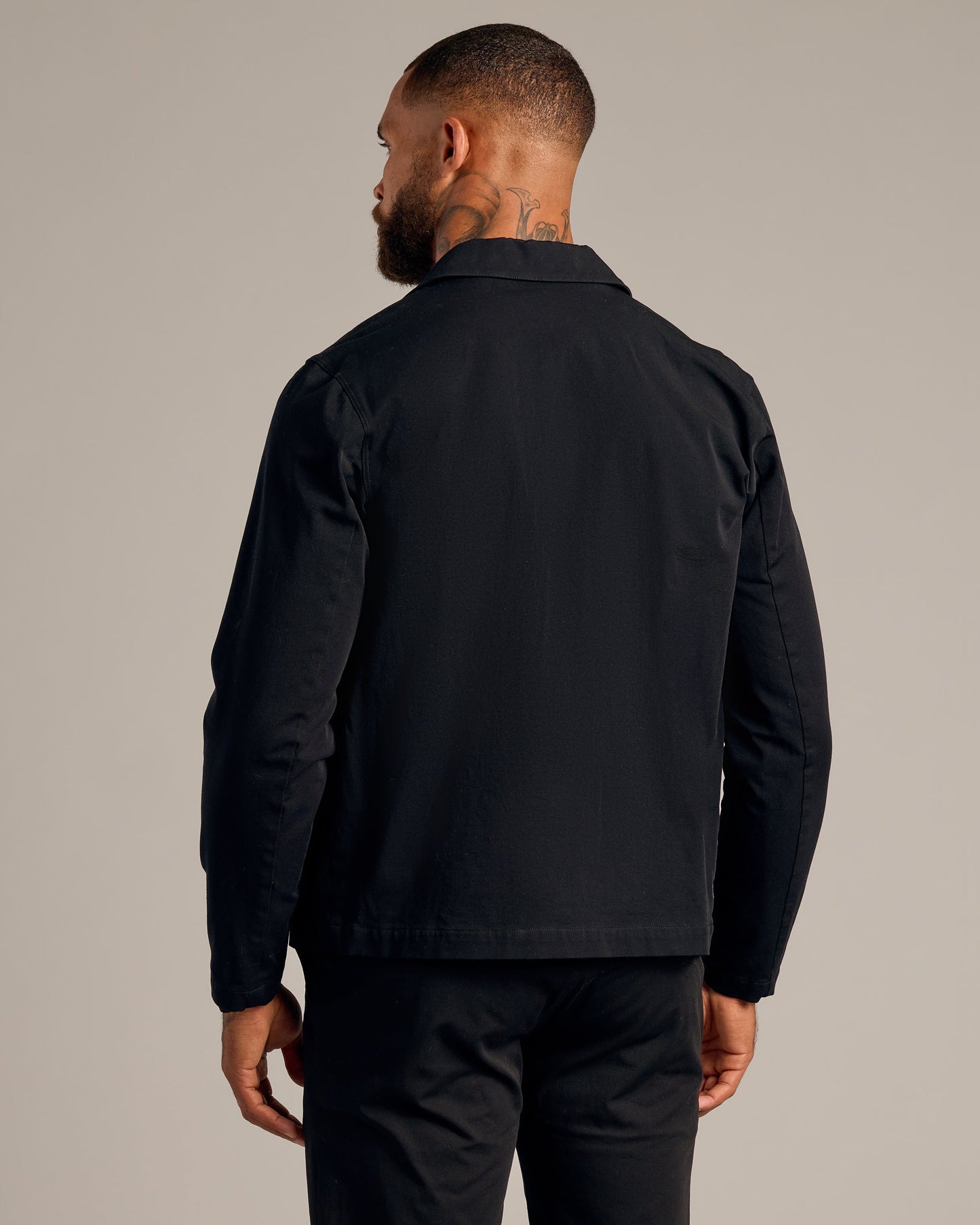 Black Coaches Jacket