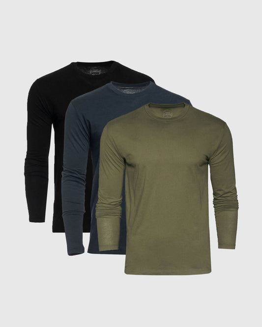 Standard Long Sleeve Crew 3-Pack
