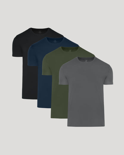Core Premium Pima Crew Neck 4-Pack