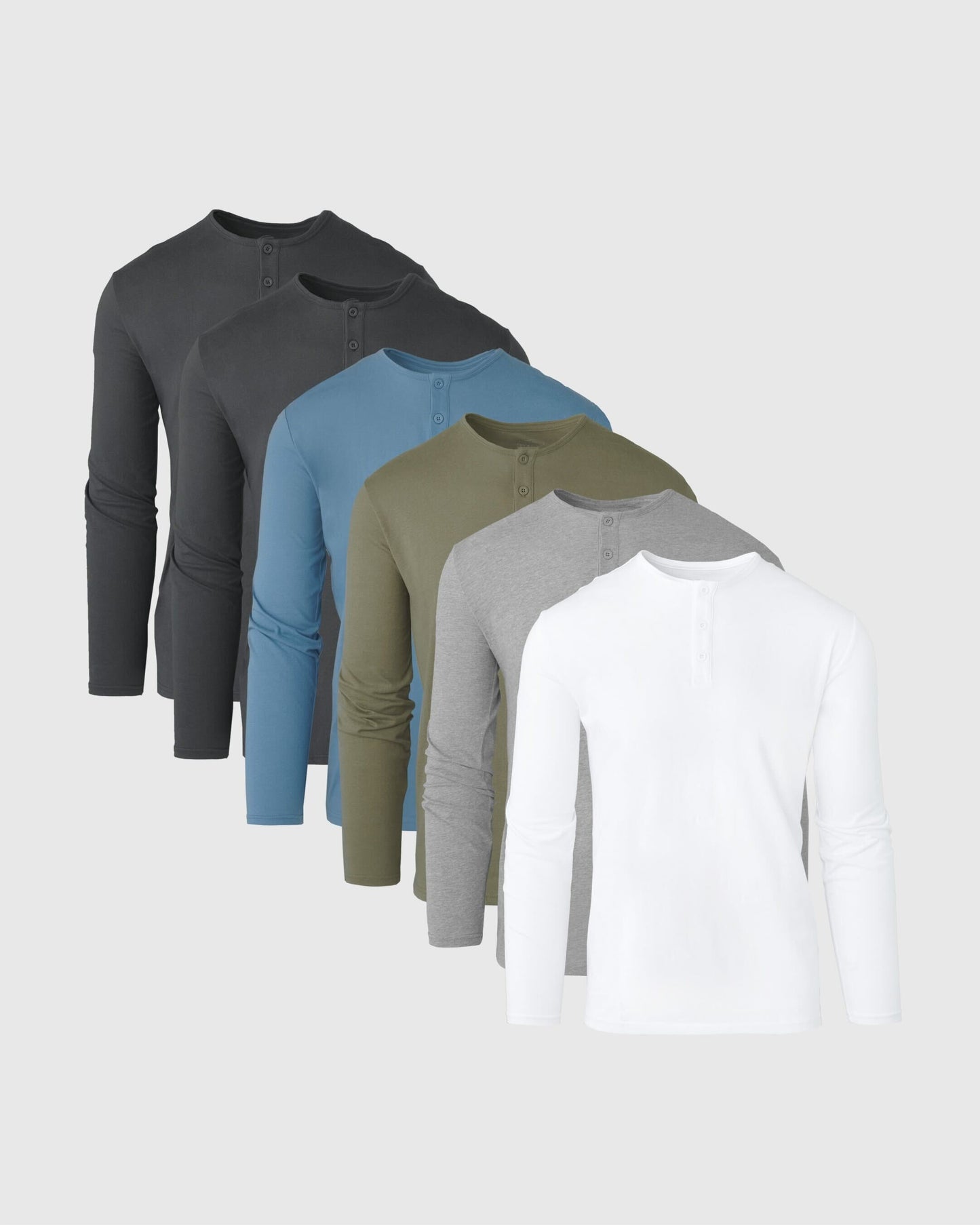 The Core Classic Long Sleeve Henley 6-Pack