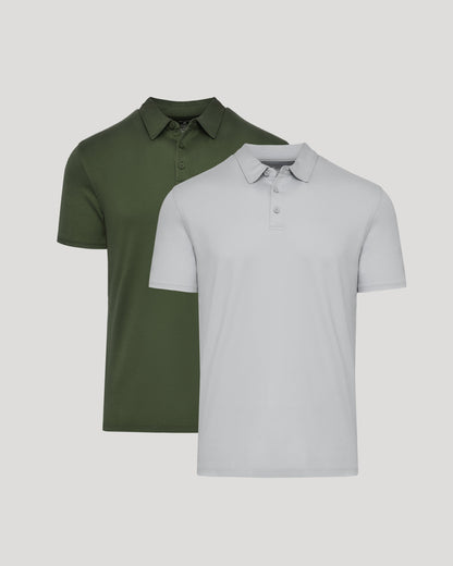 Grove & Steel Premium Pima Polo 2-Pack