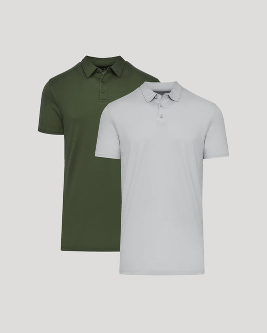 Grove & Steel Tall Premium Pima Polo 2-Pack