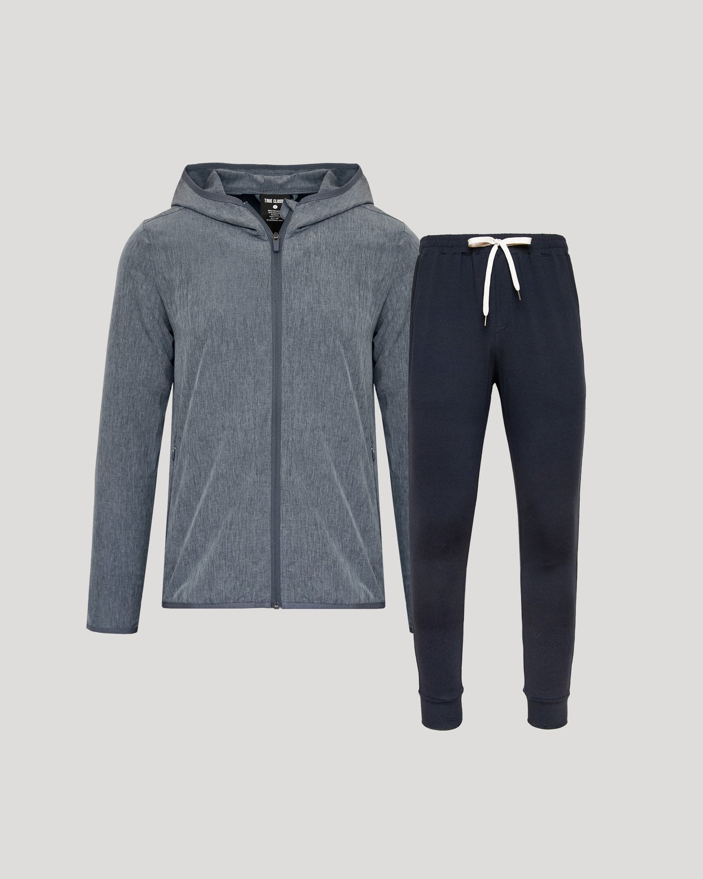 Heather Navy Active Shell Jacket & Active Jogger 2-Pack