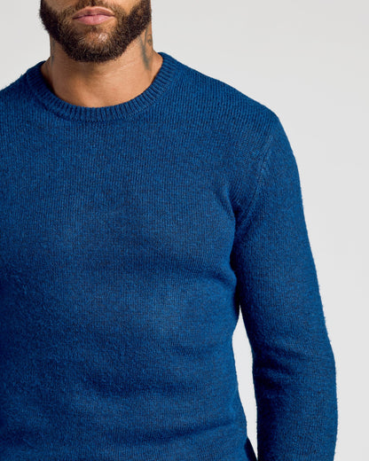 Heather Fiord Marled Crew Neck Sweater