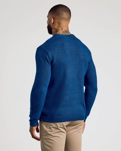 Heather Fiord Marled Crew Neck Sweater