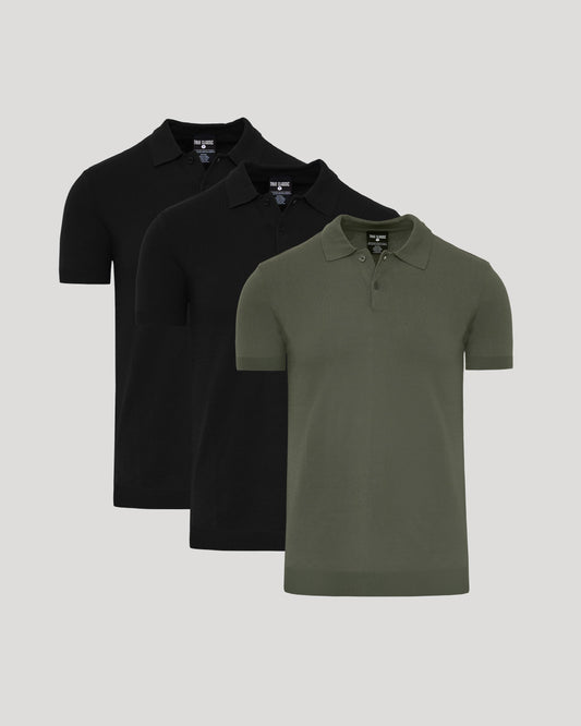 The Staple Dressy Polo 3-Pack