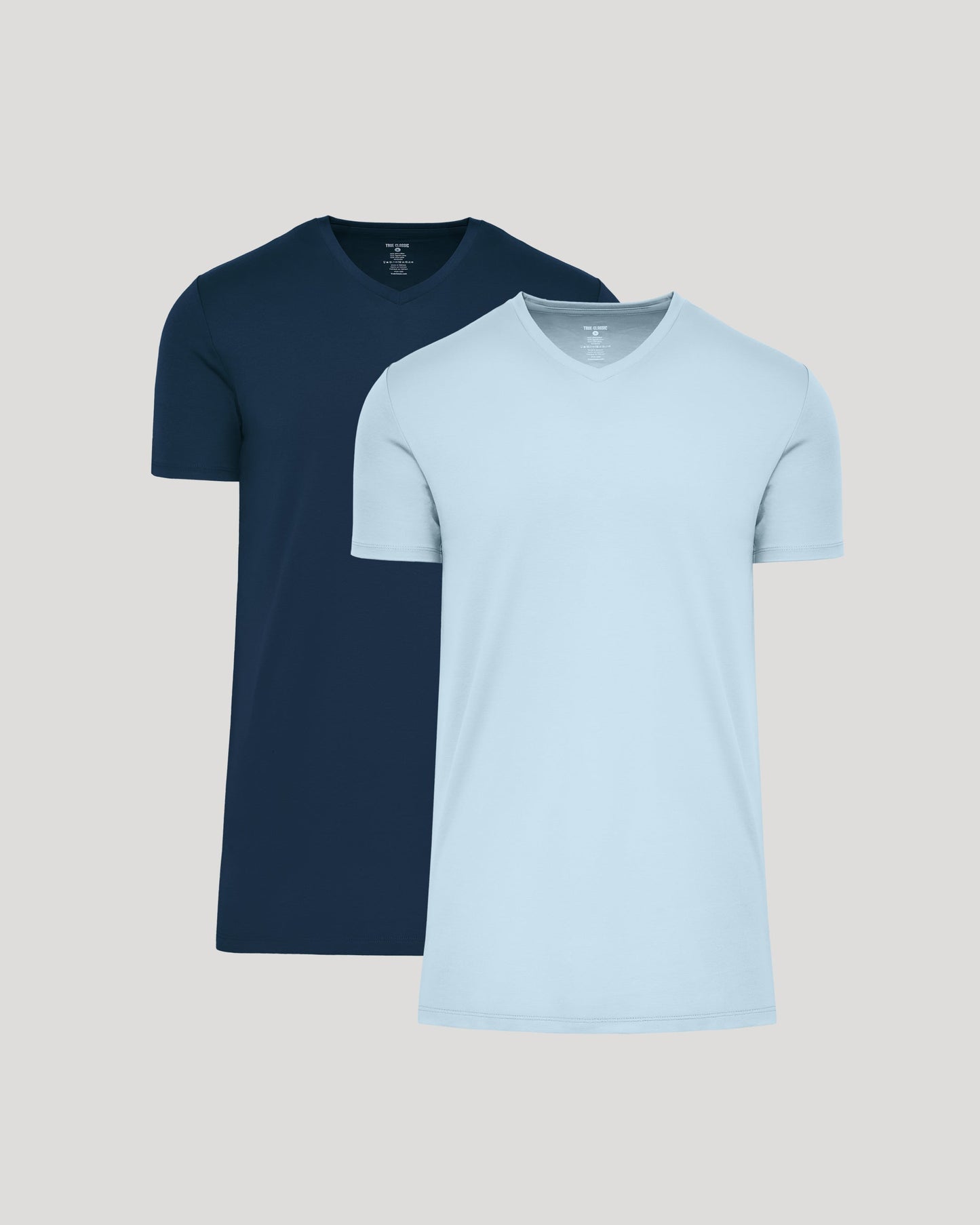 Navy & Ether Tall Premium Pima V-Neck 2-Pack