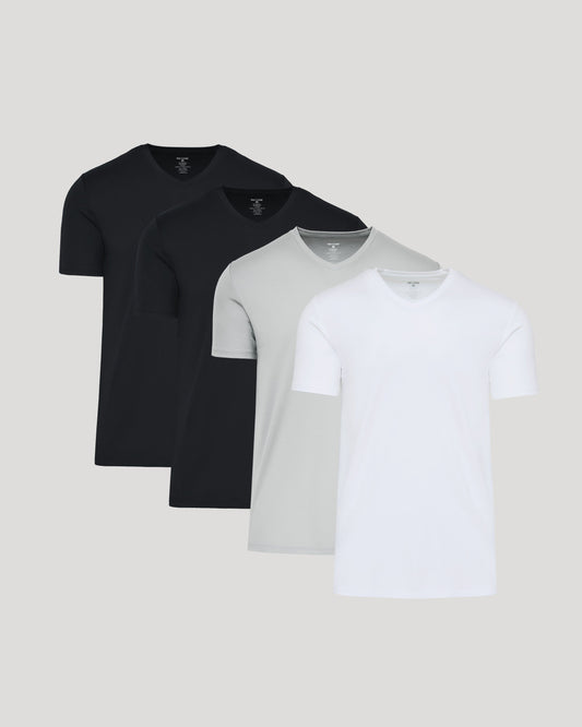 Premium Pima V-Neck 4-Pack