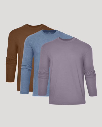 Seasonal Classic Long Sleeve Crew 3-Pack