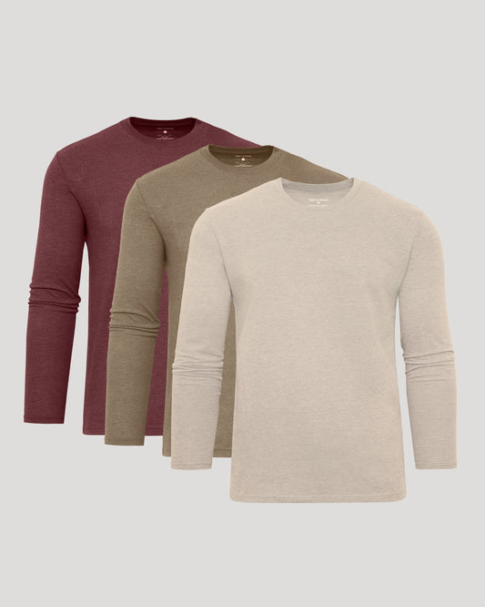 Seasonal Classic Long Sleeve Crew 3-Pack