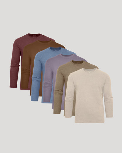 Seasonal Classic Long Sleeve Crew 6-Pack