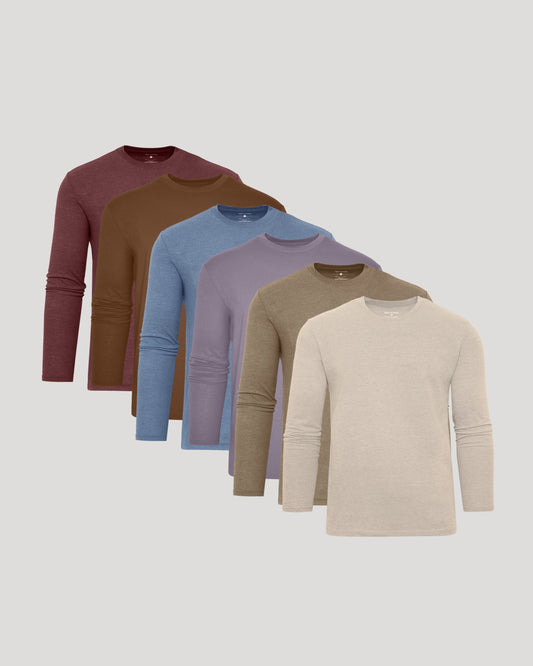 Seasonal Classic Long Sleeve Crew 6-Pack