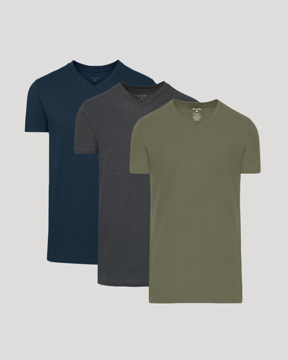 Staple Short Sleeve Tall Classic V-Neck 3-Pack