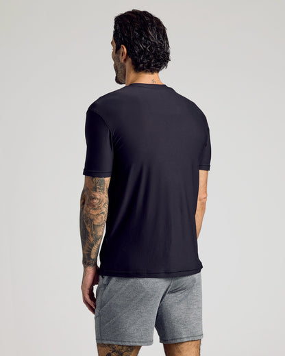 All Black Active Crew Neck 6-Pack