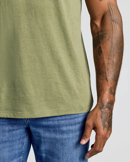 Dark Heather Willow Classic Crew Neck