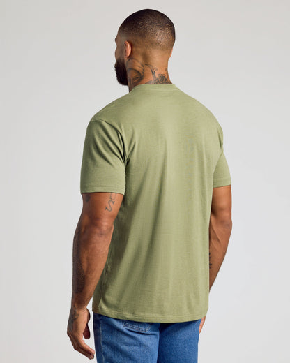 Dark Heather Willow Classic Crew Neck