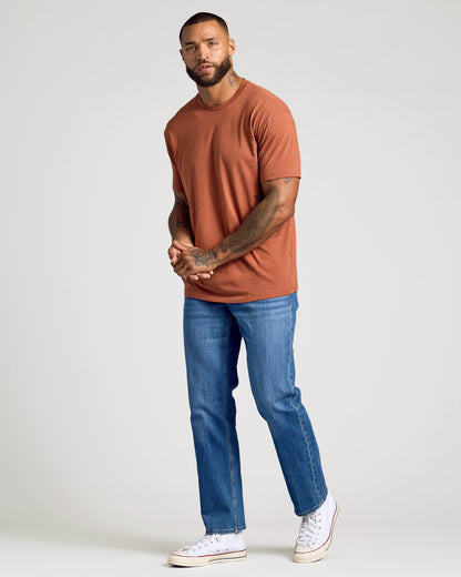 Heather Gingersnap Classic Crew Neck