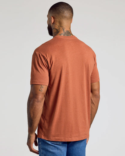 Heather Gingersnap Classic Crew Neck