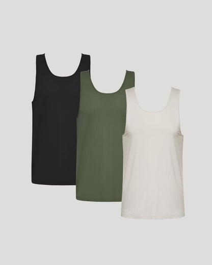 The Standard Sleeveless Active Mesh Tank 3-Pack
