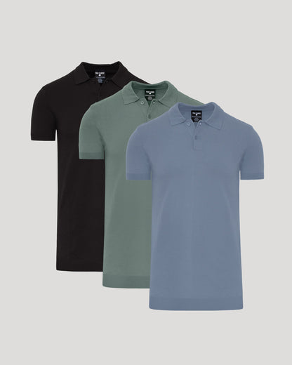 Standard Tall Dressy Polo 3-Pack