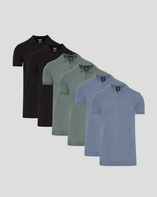 Standard Tall Dressy Polo 6-Pack