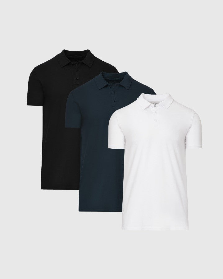 The Standard Tall Classic Polo 3-Pack