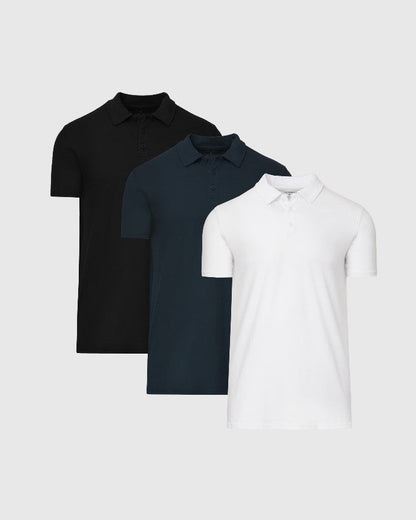 The Standard Tall Classic Polo 3-Pack