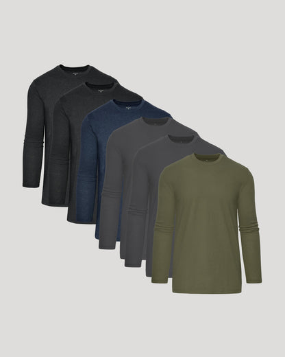Staple Tall Long Sleeve T-Shirt 6-Pack