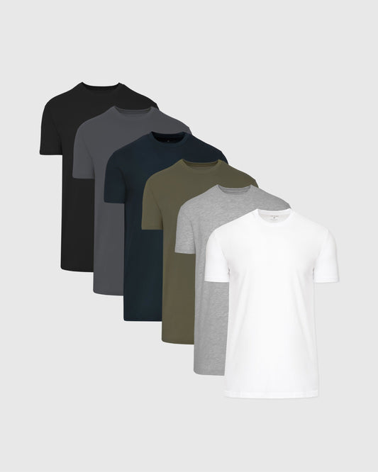 Staple Tall Straight Hem T-Shirt 6-Pack