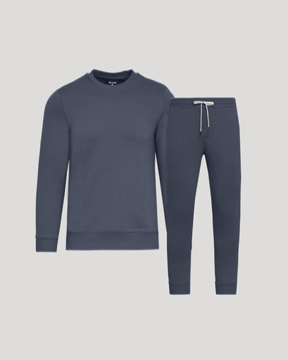Stormy Pullover Fleece Crew & Jogger 2-Pack