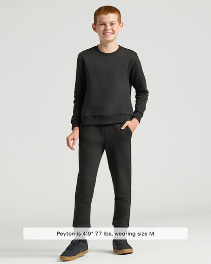 Boys' Black Fleece Jogger