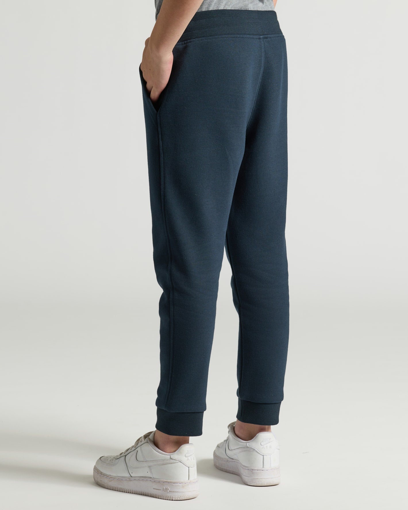 Boys' Black & Navy Fleece Joggers 2-Pack