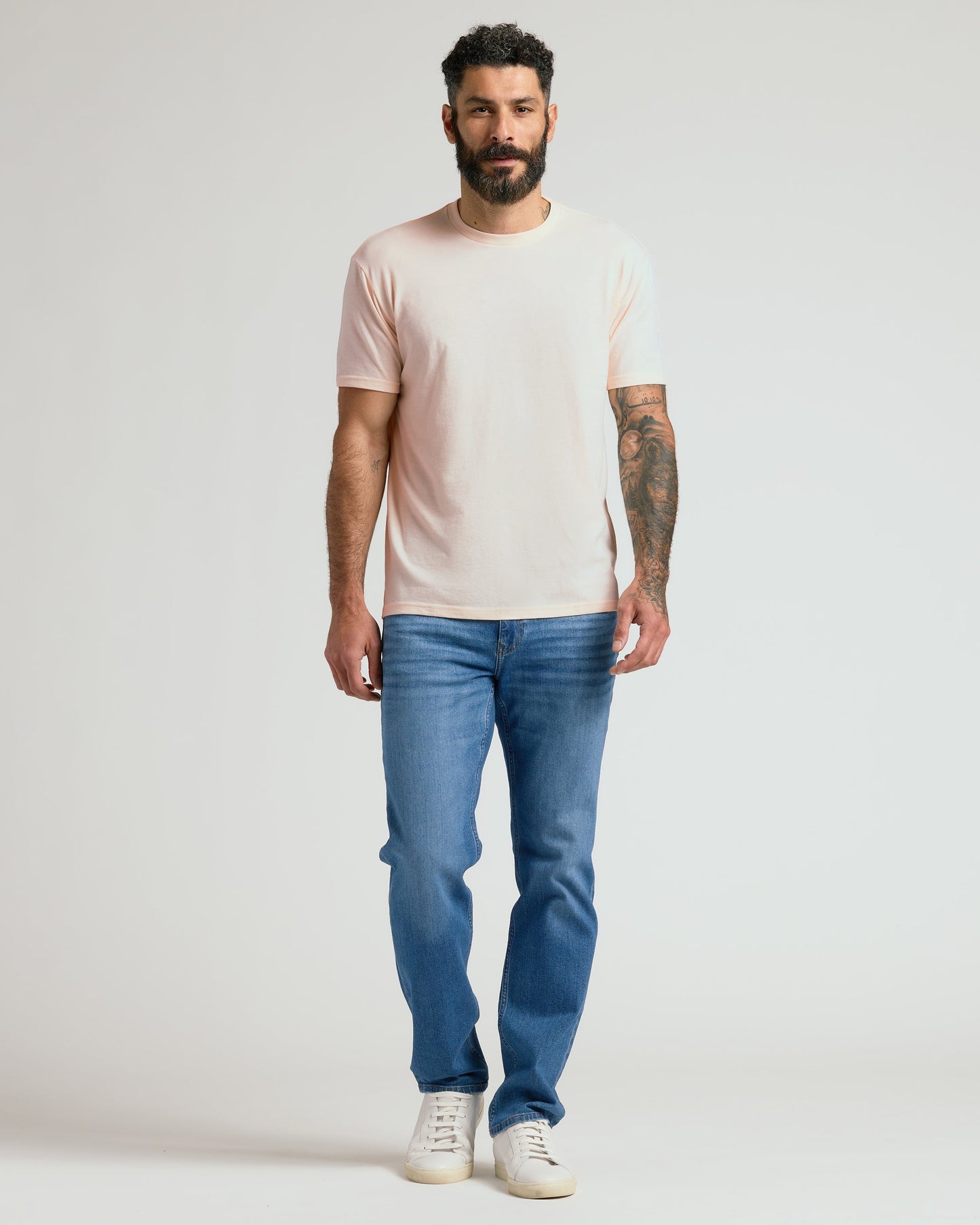 Coral Blush Classic Crew Neck