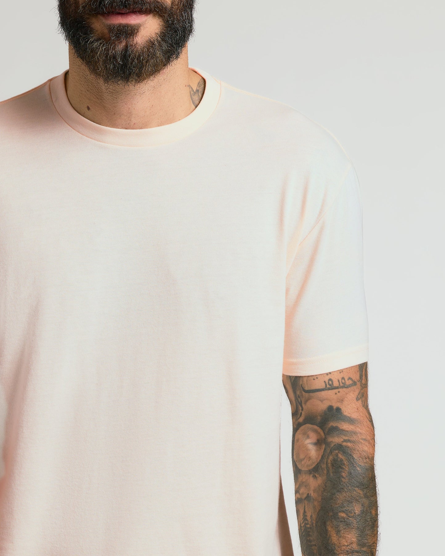 Coral Blush Classic Crew Neck