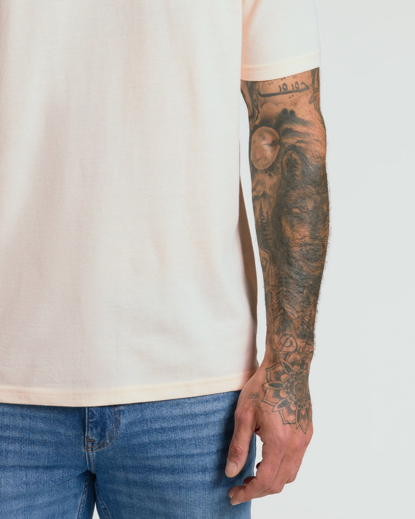 Coral Blush Classic Crew Neck