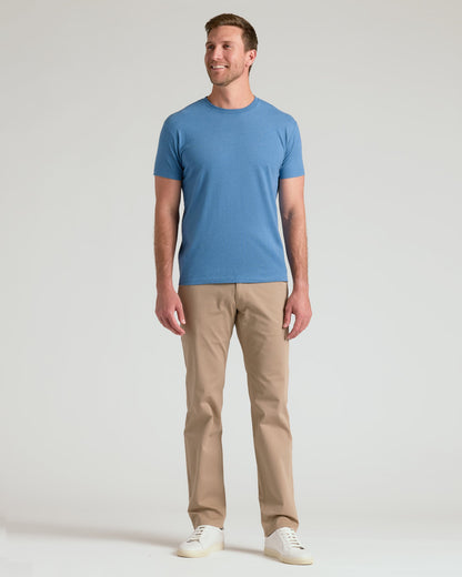 Dark Heather Blue Lake Classic Crew Neck