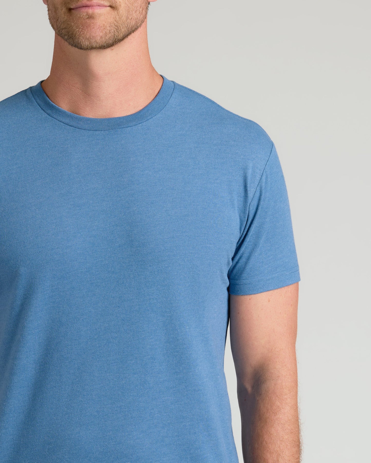 Dark Heather Blue Lake Classic Crew Neck