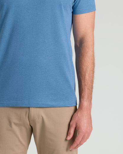 Dark Heather Blue Lake Classic Crew Neck