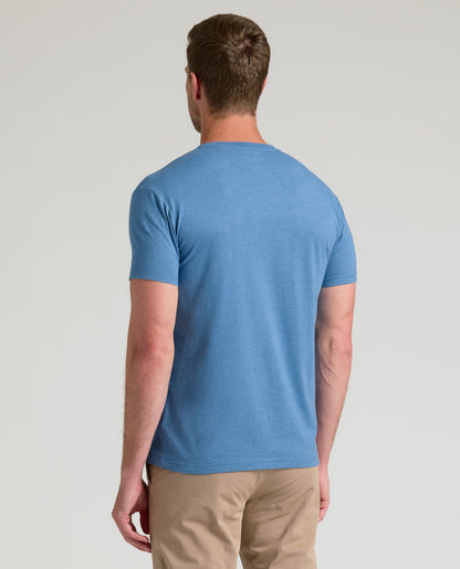 Dark Heather Blue Lake Classic Crew Neck